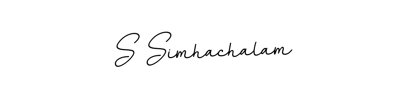 if you are searching for the best signature style for your name S Simhachalam. so please give up your signature search. here we have designed multiple signature styles  using BallpointsItalic-DORy9. S Simhachalam signature style 11 images and pictures png