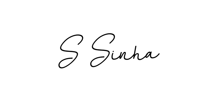 Create a beautiful signature design for name S Sinha. With this signature (BallpointsItalic-DORy9) fonts, you can make a handwritten signature for free. S Sinha signature style 11 images and pictures png