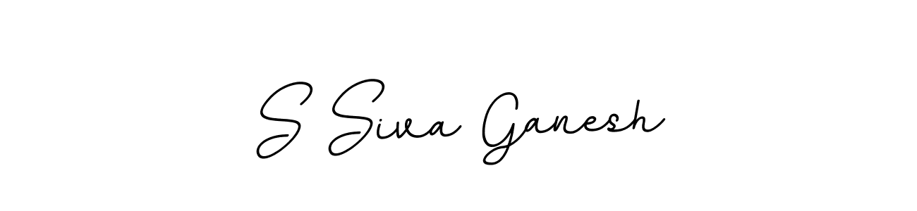 Create a beautiful signature design for name S Siva Ganesh. With this signature (BallpointsItalic-DORy9) fonts, you can make a handwritten signature for free. S Siva Ganesh signature style 11 images and pictures png