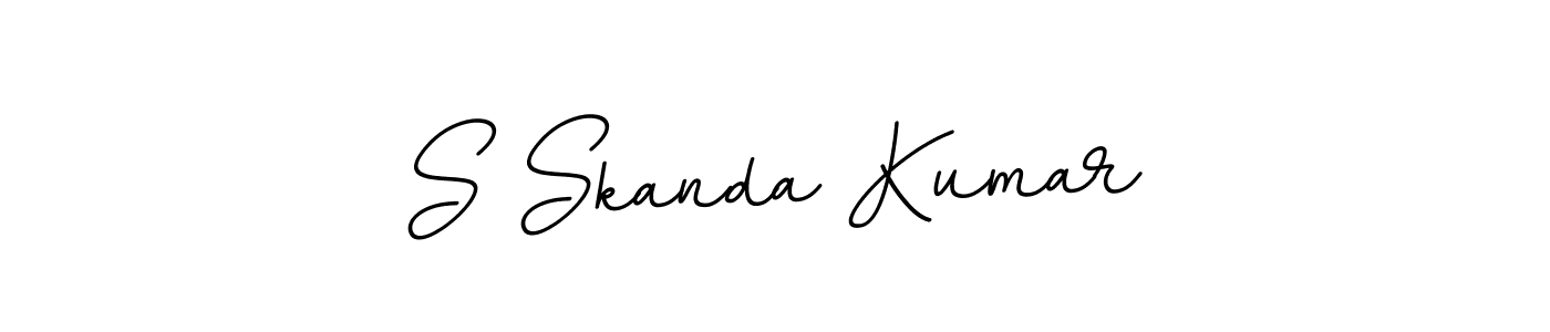 S Skanda Kumar stylish signature style. Best Handwritten Sign (BallpointsItalic-DORy9) for my name. Handwritten Signature Collection Ideas for my name S Skanda Kumar. S Skanda Kumar signature style 11 images and pictures png