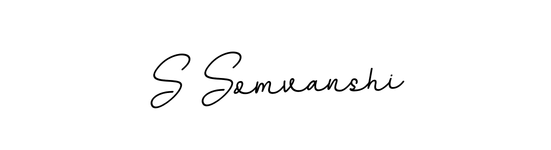 How to make S Somvanshi name signature. Use BallpointsItalic-DORy9 style for creating short signs online. This is the latest handwritten sign. S Somvanshi signature style 11 images and pictures png