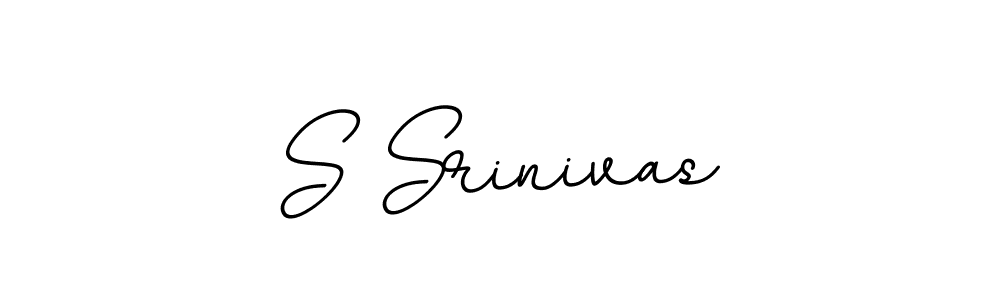 Design your own signature with our free online signature maker. With this signature software, you can create a handwritten (BallpointsItalic-DORy9) signature for name S Srinivas. S Srinivas signature style 11 images and pictures png