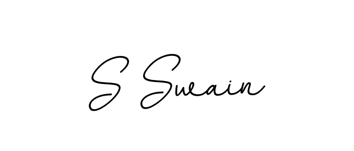 You should practise on your own different ways (BallpointsItalic-DORy9) to write your name (S Swain) in signature. don't let someone else do it for you. S Swain signature style 11 images and pictures png