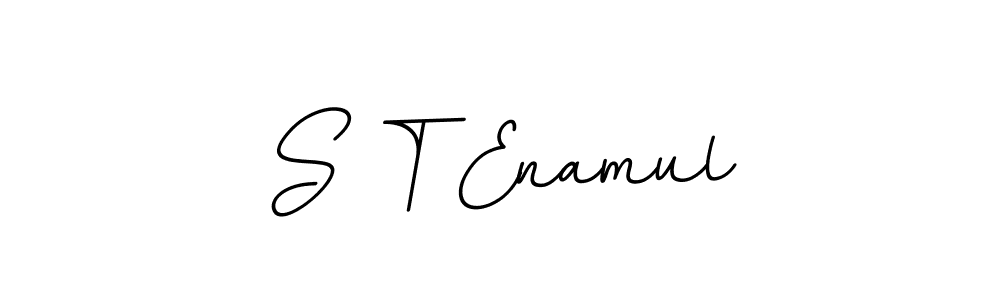 You can use this online signature creator to create a handwritten signature for the name S T Enamul. This is the best online autograph maker. S T Enamul signature style 11 images and pictures png
