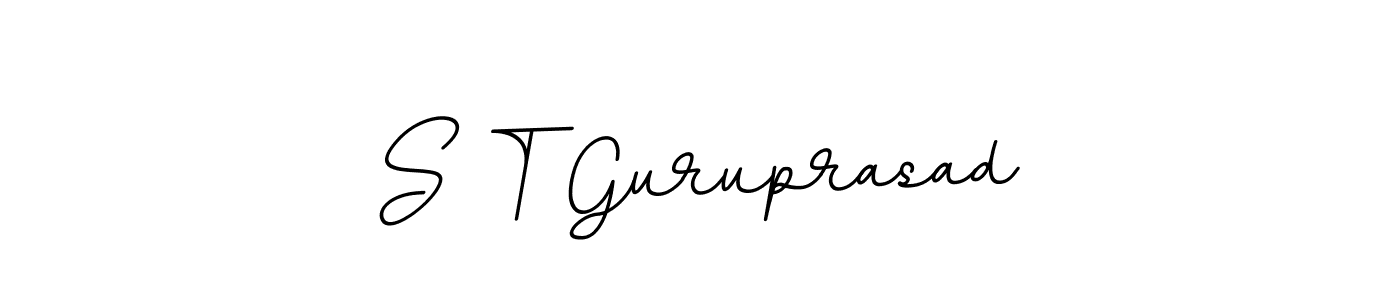 Also You can easily find your signature by using the search form. We will create S T Guruprasad name handwritten signature images for you free of cost using BallpointsItalic-DORy9 sign style. S T Guruprasad signature style 11 images and pictures png