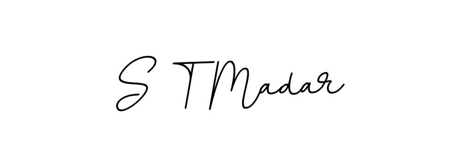 Similarly BallpointsItalic-DORy9 is the best handwritten signature design. Signature creator online .You can use it as an online autograph creator for name S T Madar. S T Madar signature style 11 images and pictures png
