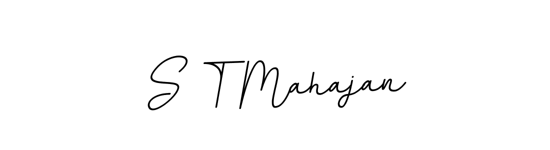 Similarly BallpointsItalic-DORy9 is the best handwritten signature design. Signature creator online .You can use it as an online autograph creator for name S T Mahajan. S T Mahajan signature style 11 images and pictures png