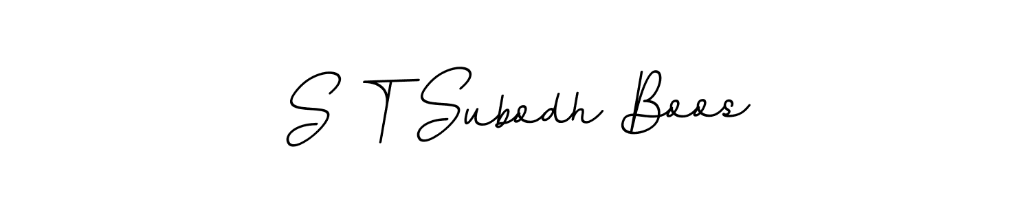 How to Draw S T Subodh Boos signature style? BallpointsItalic-DORy9 is a latest design signature styles for name S T Subodh Boos. S T Subodh Boos signature style 11 images and pictures png