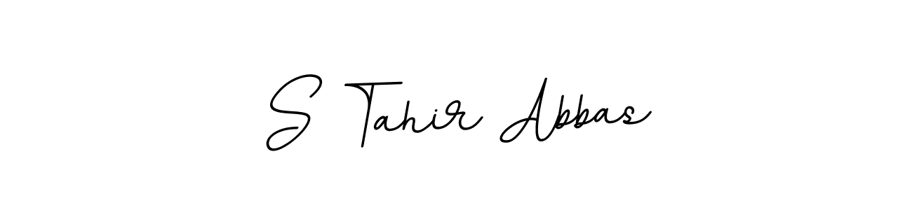 S Tahir Abbas stylish signature style. Best Handwritten Sign (BallpointsItalic-DORy9) for my name. Handwritten Signature Collection Ideas for my name S Tahir Abbas. S Tahir Abbas signature style 11 images and pictures png