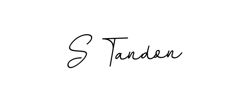 S Tandon stylish signature style. Best Handwritten Sign (BallpointsItalic-DORy9) for my name. Handwritten Signature Collection Ideas for my name S Tandon. S Tandon signature style 11 images and pictures png