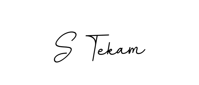 How to make S Tekam signature? BallpointsItalic-DORy9 is a professional autograph style. Create handwritten signature for S Tekam name. S Tekam signature style 11 images and pictures png