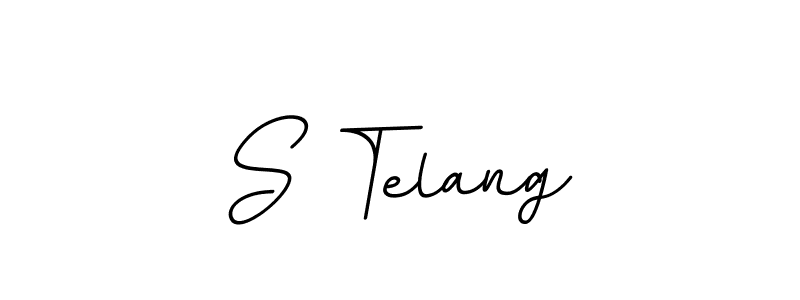 How to make S Telang signature? BallpointsItalic-DORy9 is a professional autograph style. Create handwritten signature for S Telang name. S Telang signature style 11 images and pictures png