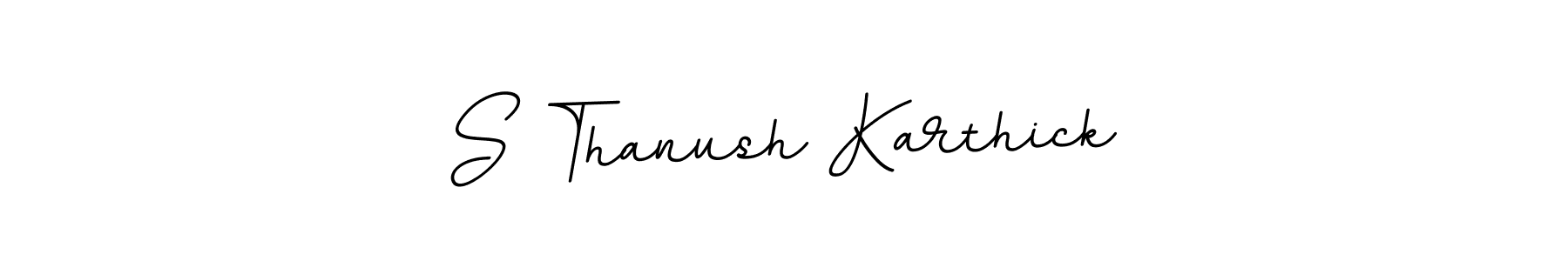 Also You can easily find your signature by using the search form. We will create S Thanush Karthick name handwritten signature images for you free of cost using BallpointsItalic-DORy9 sign style. S Thanush Karthick signature style 11 images and pictures png