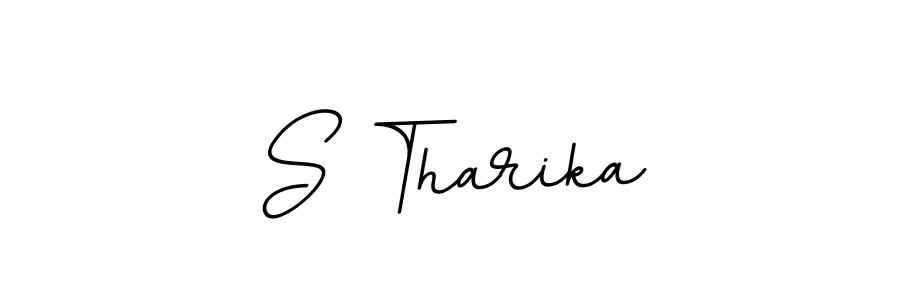 How to make S Tharika signature? BallpointsItalic-DORy9 is a professional autograph style. Create handwritten signature for S Tharika name. S Tharika signature style 11 images and pictures png