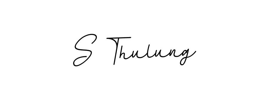 S Thulung stylish signature style. Best Handwritten Sign (BallpointsItalic-DORy9) for my name. Handwritten Signature Collection Ideas for my name S Thulung. S Thulung signature style 11 images and pictures png