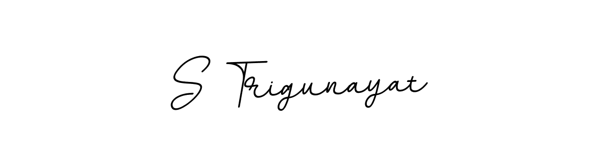 S Trigunayat stylish signature style. Best Handwritten Sign (BallpointsItalic-DORy9) for my name. Handwritten Signature Collection Ideas for my name S Trigunayat. S Trigunayat signature style 11 images and pictures png