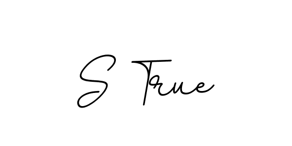 You should practise on your own different ways (BallpointsItalic-DORy9) to write your name (S True) in signature. don't let someone else do it for you. S True signature style 11 images and pictures png