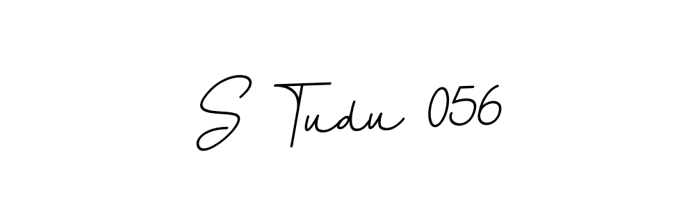 You should practise on your own different ways (BallpointsItalic-DORy9) to write your name (S Tudu 056) in signature. don't let someone else do it for you. S Tudu 056 signature style 11 images and pictures png
