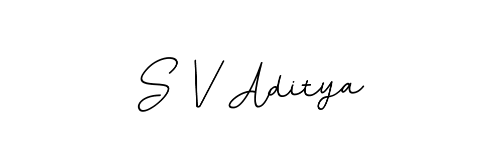 Also You can easily find your signature by using the search form. We will create S V Aditya name handwritten signature images for you free of cost using BallpointsItalic-DORy9 sign style. S V Aditya signature style 11 images and pictures png