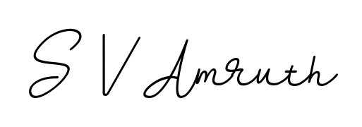 The best way (BallpointsItalic-DORy9) to make a short signature is to pick only two or three words in your name. For converting this name S V Amruth. S V Amruth signature style 11 images and pictures png