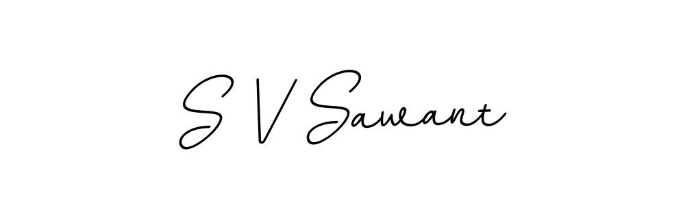 It looks lik you need a new signature style for name S V Sawant. Design unique handwritten (BallpointsItalic-DORy9) signature with our free signature maker in just a few clicks. S V Sawant signature style 11 images and pictures png