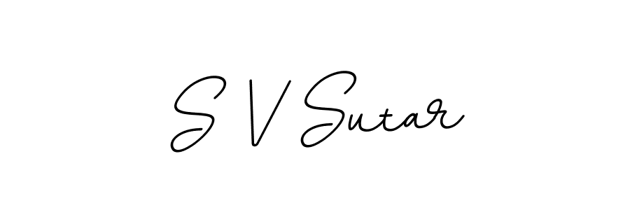 if you are searching for the best signature style for your name S V Sutar. so please give up your signature search. here we have designed multiple signature styles  using BallpointsItalic-DORy9. S V Sutar signature style 11 images and pictures png