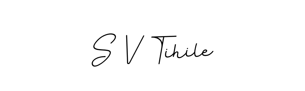 Make a beautiful signature design for name S V Tihile. Use this online signature maker to create a handwritten signature for free. S V Tihile signature style 11 images and pictures png
