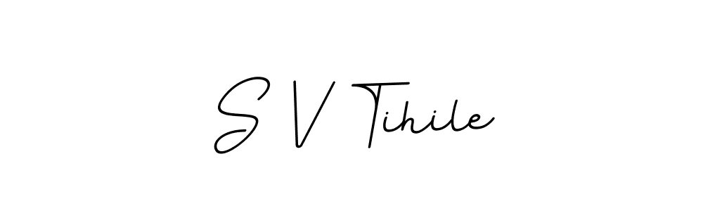 Check out images of Autograph of S V Tihile name. Actor S V Tihile Signature Style. BallpointsItalic-DORy9 is a professional sign style online. S V Tihile signature style 11 images and pictures png