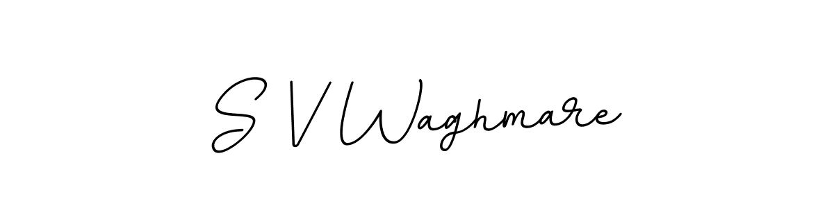 How to make S V Waghmare signature? BallpointsItalic-DORy9 is a professional autograph style. Create handwritten signature for S V Waghmare name. S V Waghmare signature style 11 images and pictures png