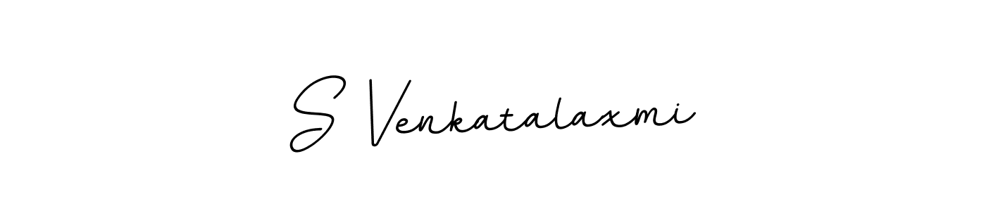 The best way (BallpointsItalic-DORy9) to make a short signature is to pick only two or three words in your name. The name S Venkatalaxmi include a total of six letters. For converting this name. S Venkatalaxmi signature style 11 images and pictures png