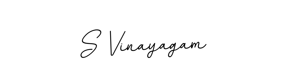 Make a beautiful signature design for name S Vinayagam. With this signature (BallpointsItalic-DORy9) style, you can create a handwritten signature for free. S Vinayagam signature style 11 images and pictures png