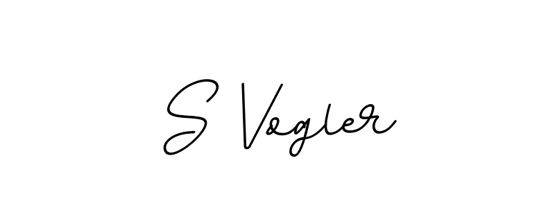 Design your own signature with our free online signature maker. With this signature software, you can create a handwritten (BallpointsItalic-DORy9) signature for name S Vogler. S Vogler signature style 11 images and pictures png