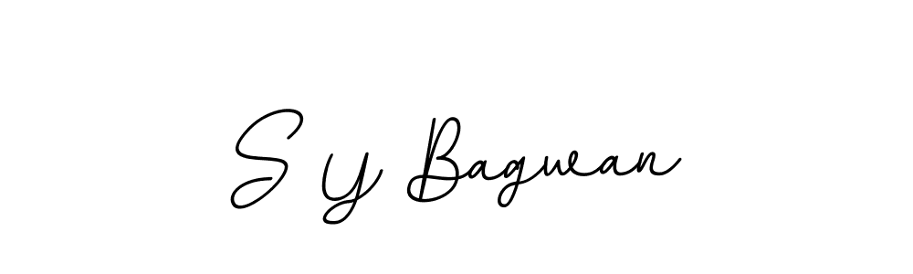 How to Draw S Y Bagwan signature style? BallpointsItalic-DORy9 is a latest design signature styles for name S Y Bagwan. S Y Bagwan signature style 11 images and pictures png