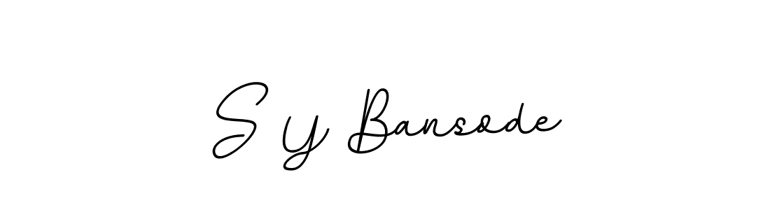 Once you've used our free online signature maker to create your best signature BallpointsItalic-DORy9 style, it's time to enjoy all of the benefits that S Y Bansode name signing documents. S Y Bansode signature style 11 images and pictures png