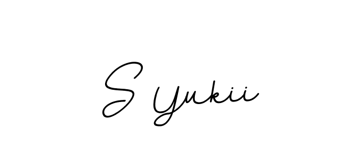 S Yukii stylish signature style. Best Handwritten Sign (BallpointsItalic-DORy9) for my name. Handwritten Signature Collection Ideas for my name S Yukii. S Yukii signature style 11 images and pictures png