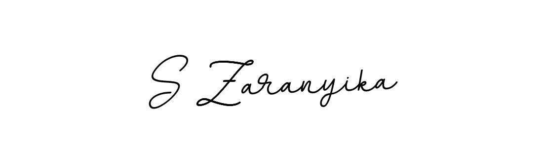 Make a beautiful signature design for name S Zaranyika. With this signature (BallpointsItalic-DORy9) style, you can create a handwritten signature for free. S Zaranyika signature style 11 images and pictures png