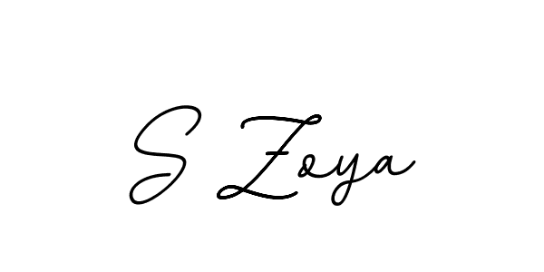 if you are searching for the best signature style for your name S Zoya. so please give up your signature search. here we have designed multiple signature styles  using BallpointsItalic-DORy9. S Zoya signature style 11 images and pictures png