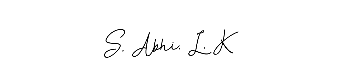 It looks lik you need a new signature style for name S. Abhi. L. K. Design unique handwritten (BallpointsItalic-DORy9) signature with our free signature maker in just a few clicks. S. Abhi. L. K signature style 11 images and pictures png