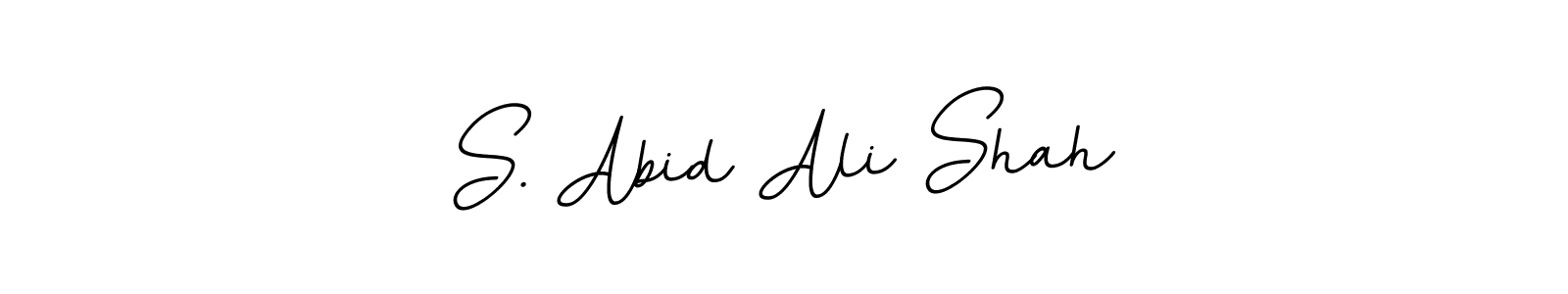 Make a beautiful signature design for name S. Abid Ali Shah. With this signature (BallpointsItalic-DORy9) style, you can create a handwritten signature for free. S. Abid Ali Shah signature style 11 images and pictures png