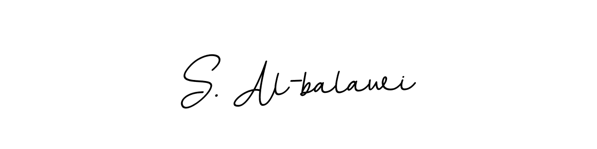 Make a beautiful signature design for name S. Al-balawi. With this signature (BallpointsItalic-DORy9) style, you can create a handwritten signature for free. S. Al-balawi signature style 11 images and pictures png