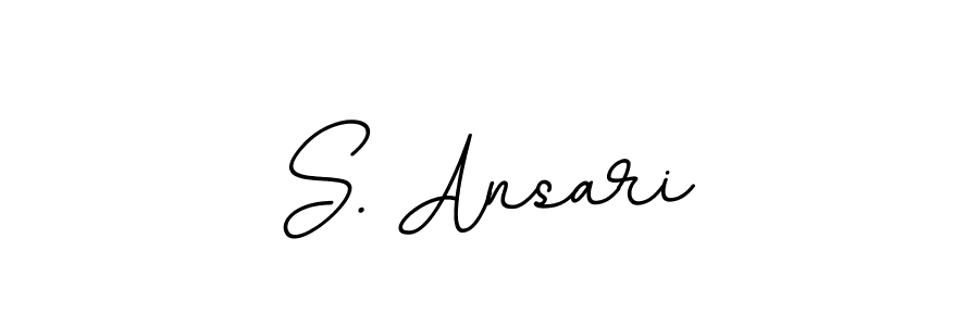 if you are searching for the best signature style for your name S. Ansari. so please give up your signature search. here we have designed multiple signature styles  using BallpointsItalic-DORy9. S. Ansari signature style 11 images and pictures png