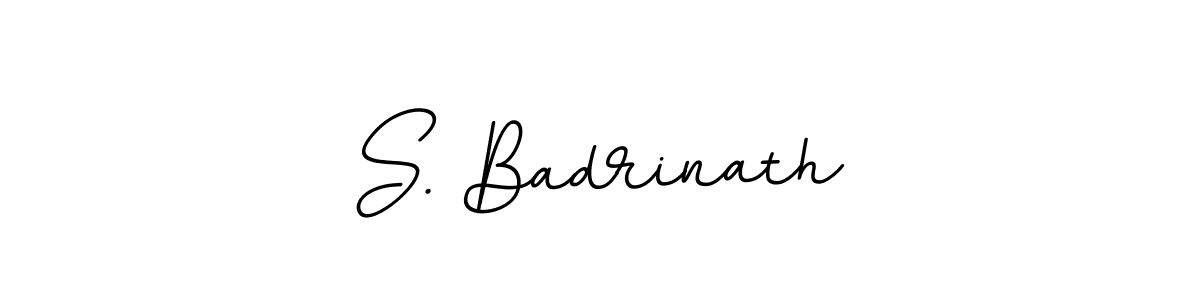 Also we have S. Badrinath name is the best signature style. Create professional handwritten signature collection using BallpointsItalic-DORy9 autograph style. S. Badrinath signature style 11 images and pictures png