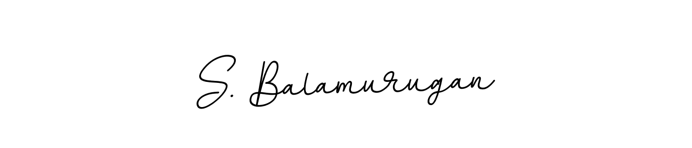 Design your own signature with our free online signature maker. With this signature software, you can create a handwritten (BallpointsItalic-DORy9) signature for name S. Balamurugan. S. Balamurugan signature style 11 images and pictures png