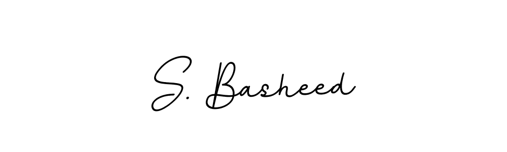 Check out images of Autograph of S. Basheed name. Actor S. Basheed Signature Style. BallpointsItalic-DORy9 is a professional sign style online. S. Basheed signature style 11 images and pictures png