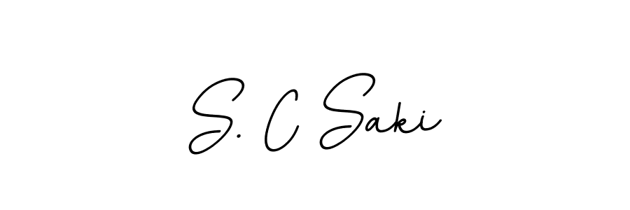 It looks lik you need a new signature style for name S. C Saki. Design unique handwritten (BallpointsItalic-DORy9) signature with our free signature maker in just a few clicks. S. C Saki signature style 11 images and pictures png