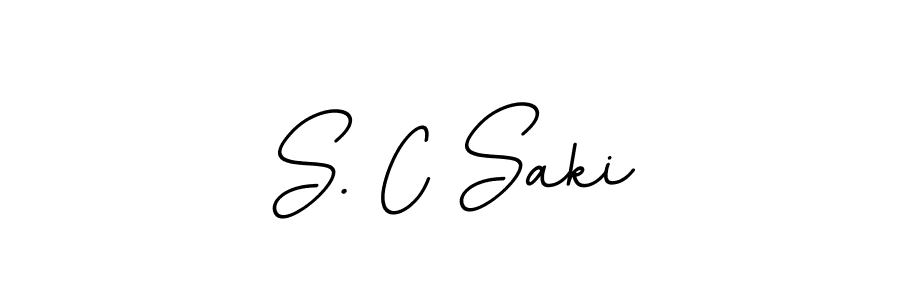 Make a beautiful signature design for name S. C Saki. Use this online signature maker to create a handwritten signature for free. S. C Saki signature style 11 images and pictures png