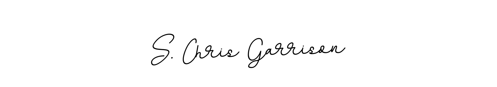 Create a beautiful signature design for name S. Chris Garrison. With this signature (BallpointsItalic-DORy9) fonts, you can make a handwritten signature for free. S. Chris Garrison signature style 11 images and pictures png