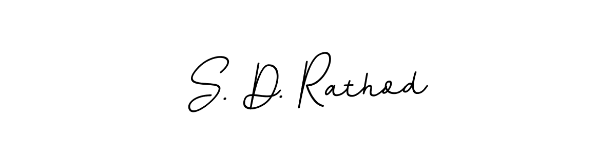 Make a beautiful signature design for name S. D. Rathod. With this signature (BallpointsItalic-DORy9) style, you can create a handwritten signature for free. S. D. Rathod signature style 11 images and pictures png