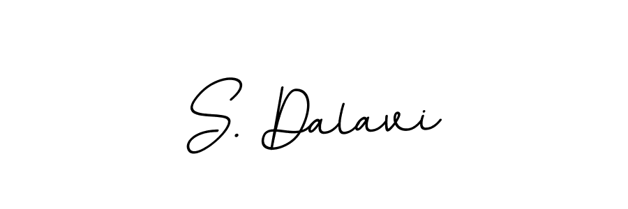How to make S. Dalavi name signature. Use BallpointsItalic-DORy9 style for creating short signs online. This is the latest handwritten sign. S. Dalavi signature style 11 images and pictures png