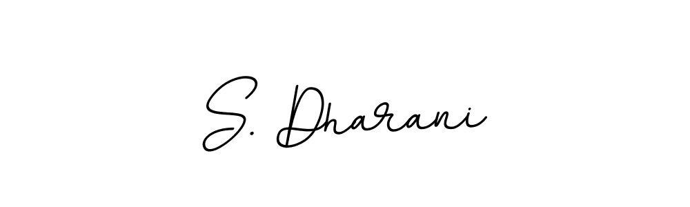 Make a beautiful signature design for name S. Dharani. With this signature (BallpointsItalic-DORy9) style, you can create a handwritten signature for free. S. Dharani signature style 11 images and pictures png